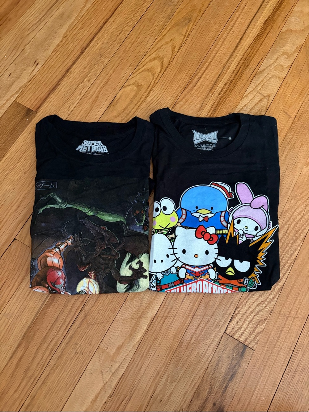 Bundle of 2 Small Anime Shirts